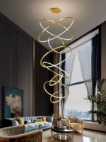 Ultra Modern Creative Luxury Chandelier ( 10 Rings) - Image 5