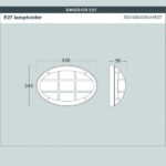 Rita Range Round Classical Bulkhead Lamp - Fumagillin - Image 4