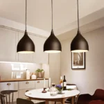 Vintage Ceiling Pendant Lamp ( Cluster of 3 Lamps) - Image 4