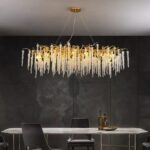Creative Designer Luxury Gold Luster Crystal Chandelier - Image 4