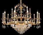 European Style Crystal Chandelier 12 Lamps ( Diameter 3.5 Feet ) - Image 3
