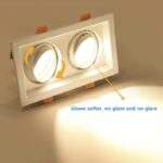 Square Recessed COB Down Light( 2x8watt ) - Image 3