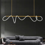 Modern, Artistic Long Hose Ceiling Chandelier - Image 3