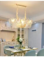 Luxury French Style Shell Shape Glass Chandelier - Image 4