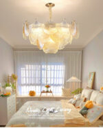 Luxury French Style Shell Shape Glass Chandelier ( Dia 750mm ) - Image 3