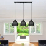 Vintage Ceiling Pendant Lamp ( Cluster of 3 Lamps) - Image 3