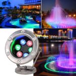 Stainless Steel Fountain Light IP67 ( 6 Watt RGB ) - Image 2
