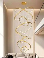 Ultra Modern Creative Luxury Chandelier ( 10 Rings) - Image 3