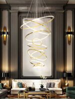 Ultra Modern Creative Luxury Chandelier ( 10 Rings) - Image 4