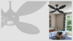 SK Inverter Fan BUTTERFLY With Remote 56" - Image 2