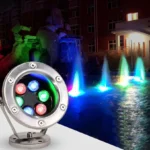 Stainless Steel Fountain Light IP67 ( 6 Watt RGB ) - Image 5