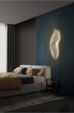 LUXURY Feather Wall Lamp ( 2Feet Length ) - Image 5