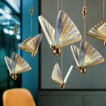 Multi Color Butterfly Pendant Light - Image 5