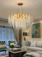 Gold Luster Luxury Crystal Chandelier (80cm Diameter) - Image 5