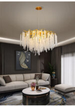 Gold Luster Luxury Crystal Chandelier (80cm Diameter) - Image 4