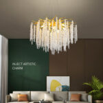 Gold Luster Luxury Crystal Chandelier