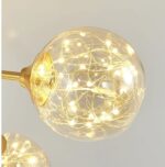 Glass Globe Oval Pendant Light - Image 2