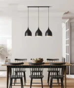 Vintage Ceiling Pendant Lamp ( Cluster of 3 Lamps) - Image 7