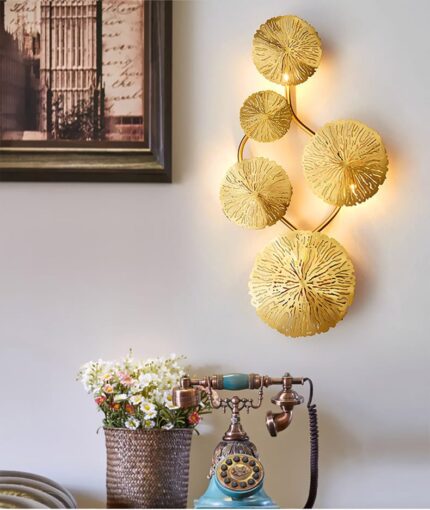 Luxury Designer Luster Lotus Leaf