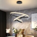 Modern Luxury Italian Style Three Rings Chandelier - Image 3