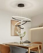 Modern Luxury Italian Style Three Rings Chandelier - Image 4