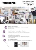 Panasonic Video Intercom System with Door Release VL-SV71BX - Image 2