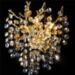 Luxury Gold Luster Crystal Wall