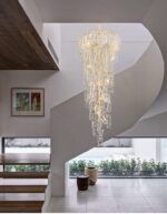 Luxury Gold Luster Money Tree Crystal Chandelier - Image 4