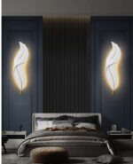 LUXURY Feather Wall Lamp ( 2Feet Length ) - Image 4