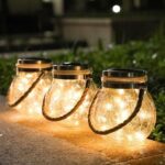 Solar Powered Glass Jar Garden Light - Image 2