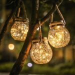 Solar Powered Glass Jar Garden Light - Image 4