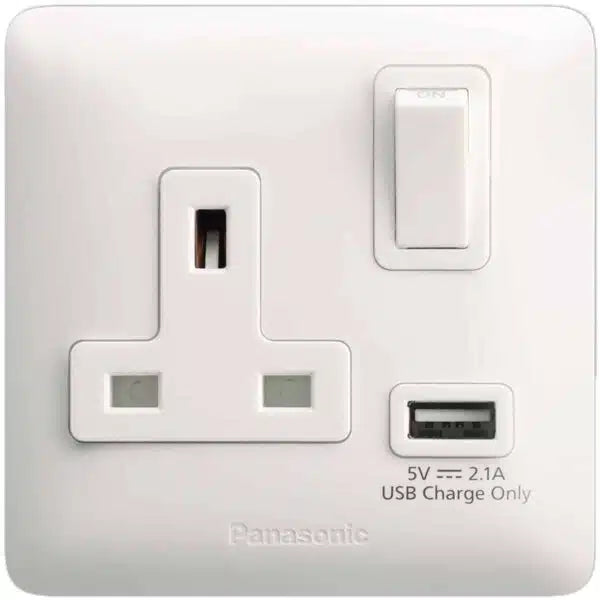 13A Socket with USB Charge - Panasonic