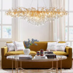 Gold Luster Luxury Water drop Crystal Chandelier - Image 7