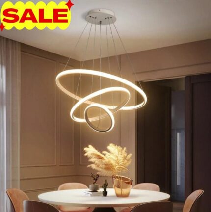 Italian Style Three Rings Chandelier