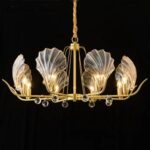 Post Modern Luxury Shell Style Chandelier (800mm) - Image 6