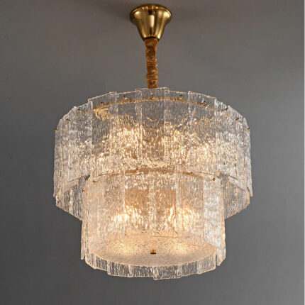Luxury Minimalist French Glass Chandelier