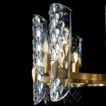 Modern Luxury Water Drops Pattern Glass Chandelier Round (1000mm) - Image 4